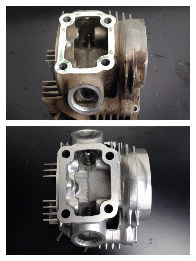 Honda CT110 head