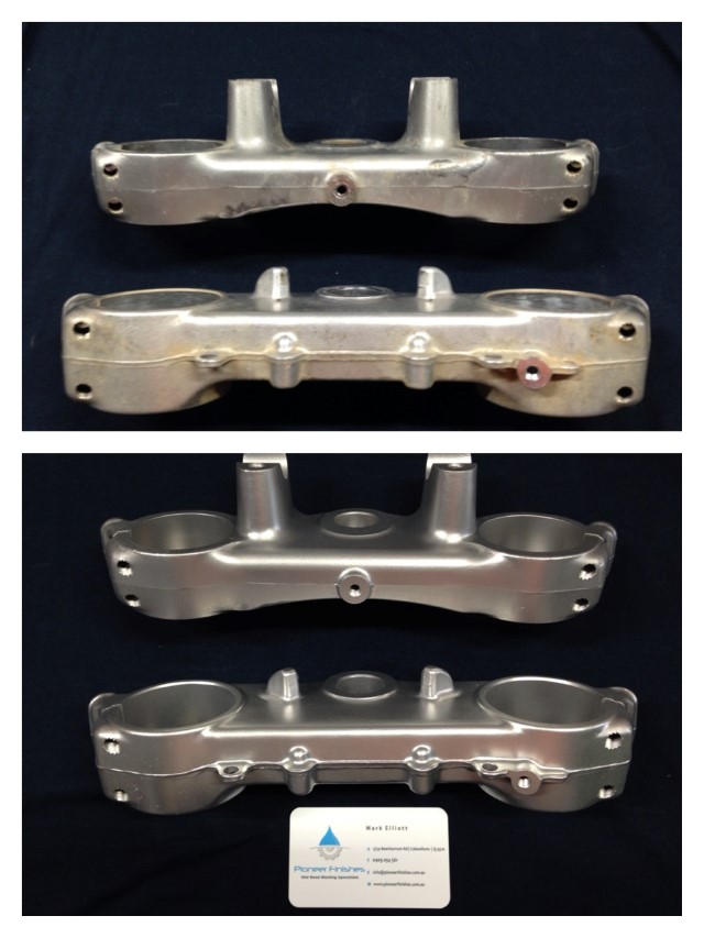 Honda CR250 triple clamps