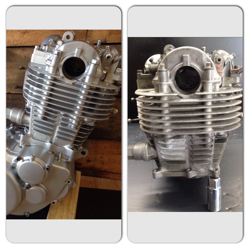 Yamaha SR500 motor