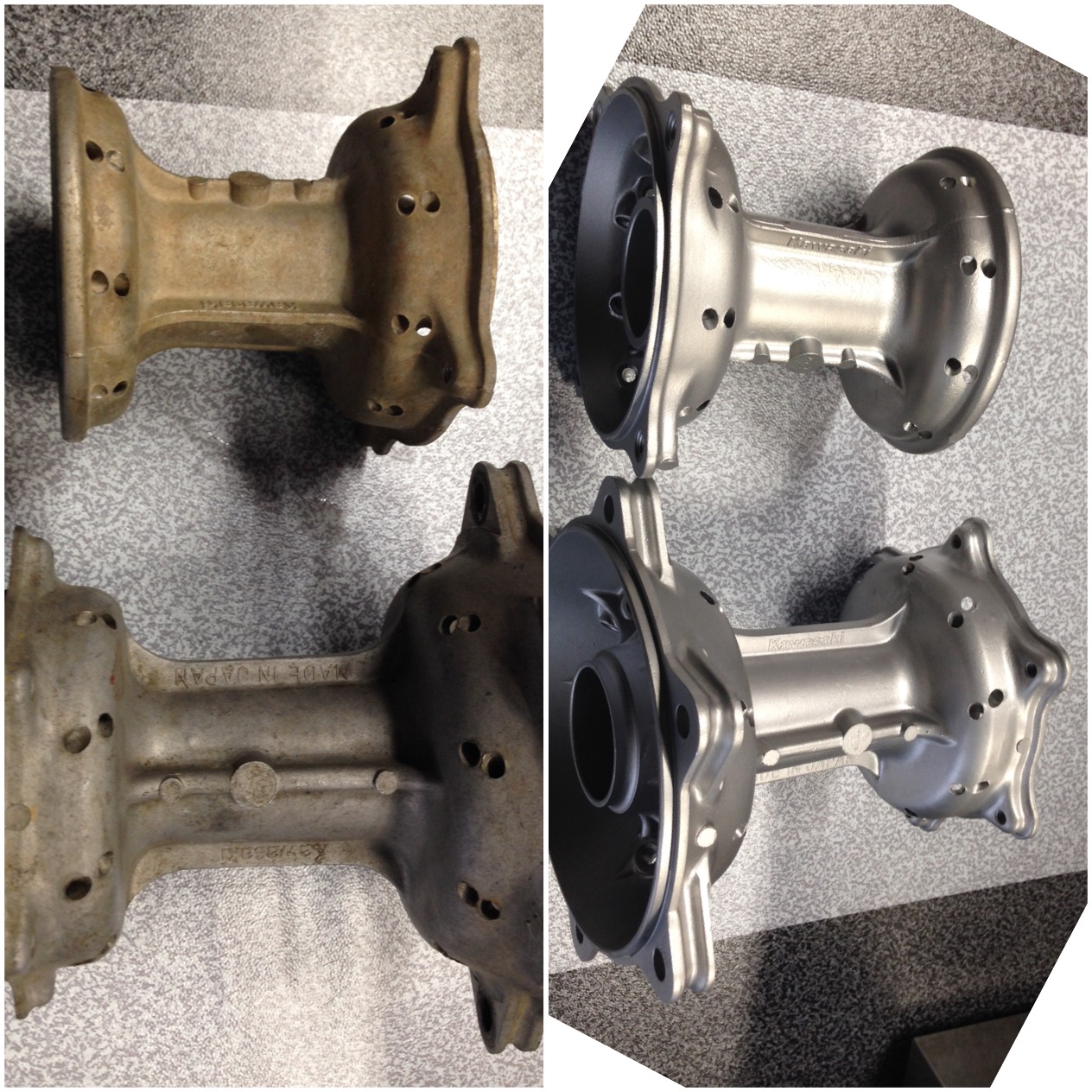 Kx500 hubs
