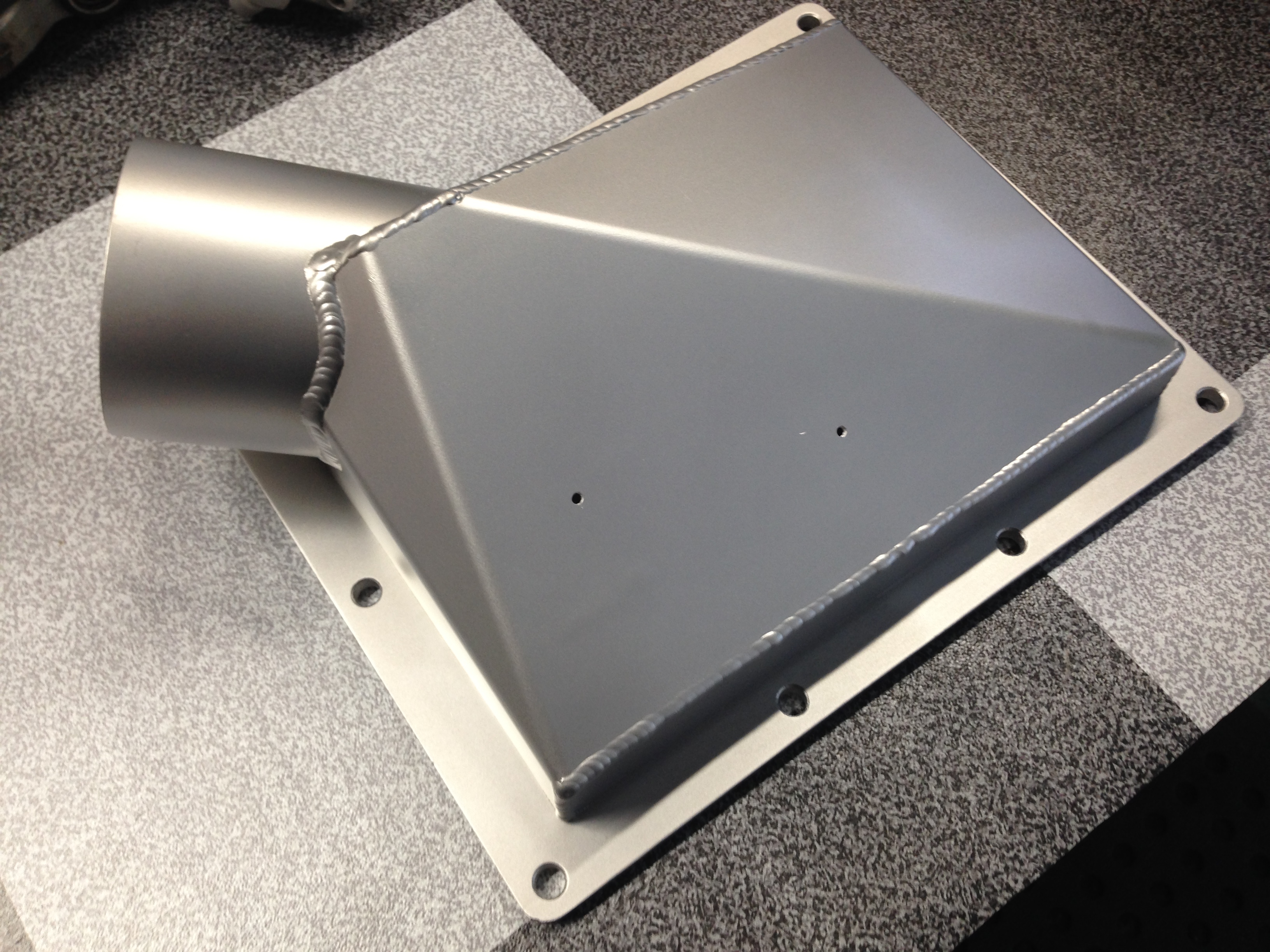 Stainless air box cover